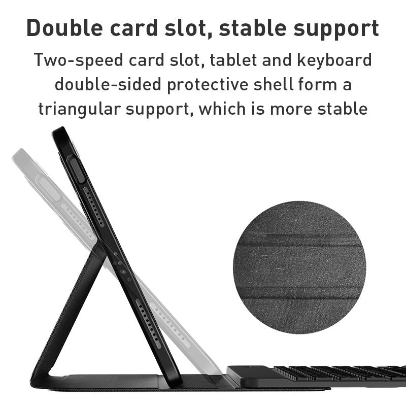 Detachable Keyboard Tablet Case With Magnetic Skin Feel - Blue 7
