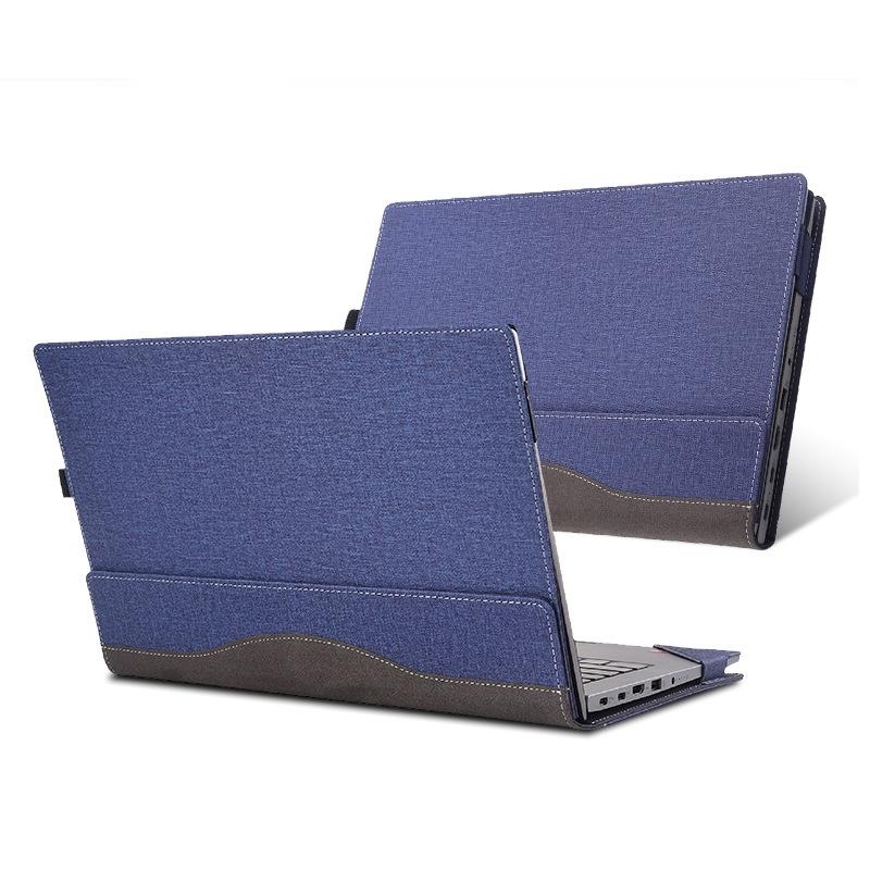 Protective Leather Laptop Case - Anti-Fall - Wine Red - For Lenovo Thinkpad E15 Gen 4 11