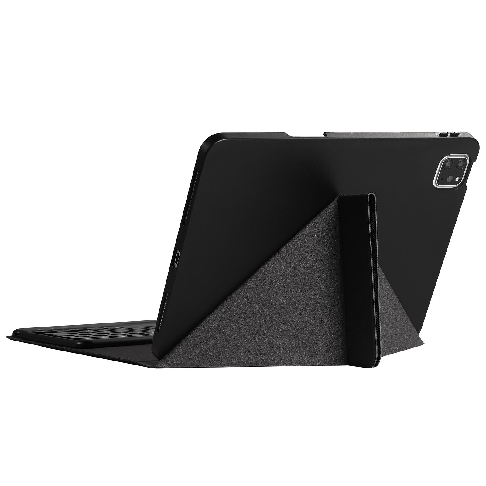Bluetooth Keyboard Leather Case For Ipad Pro 11 With Triangle Holder & Pen Slot - Fits 2021 / 2020 / 2018 & Air 4 10.9 - Splittable - Gradient Dark Green 14