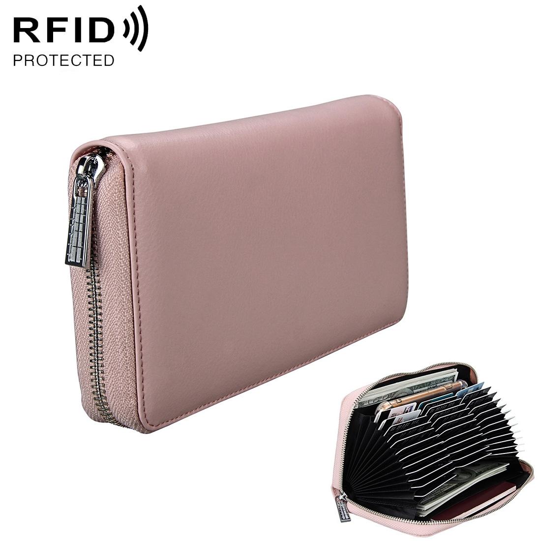 Leather Rfid Passport & Card Holder - Compact - Coffee 15