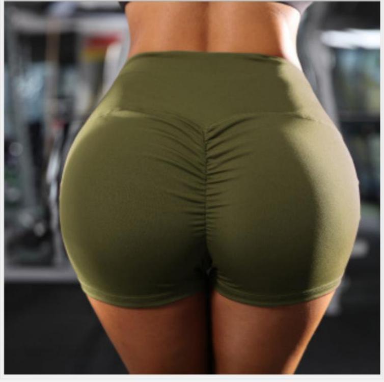 Fitness Yoga Shorts For Women Outdoor Jogging & Hiking Trunks-XL - Green - Xl