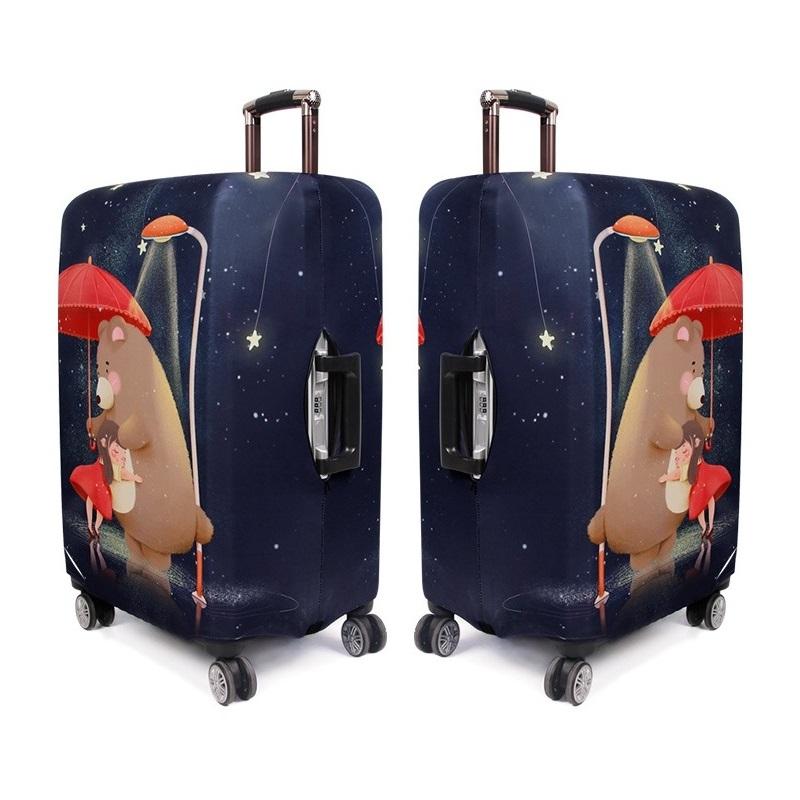 Xl Thick Elastic Luggage Cover - Dustproof & Wear-resistant - Mushroom Rabbit 6