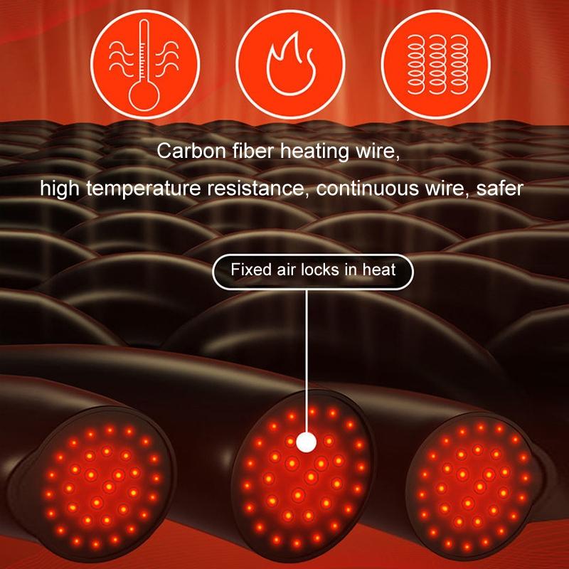 Winter Smart Dual-Control 13-Zone Charging Heating Vest - Red - Xxl 5