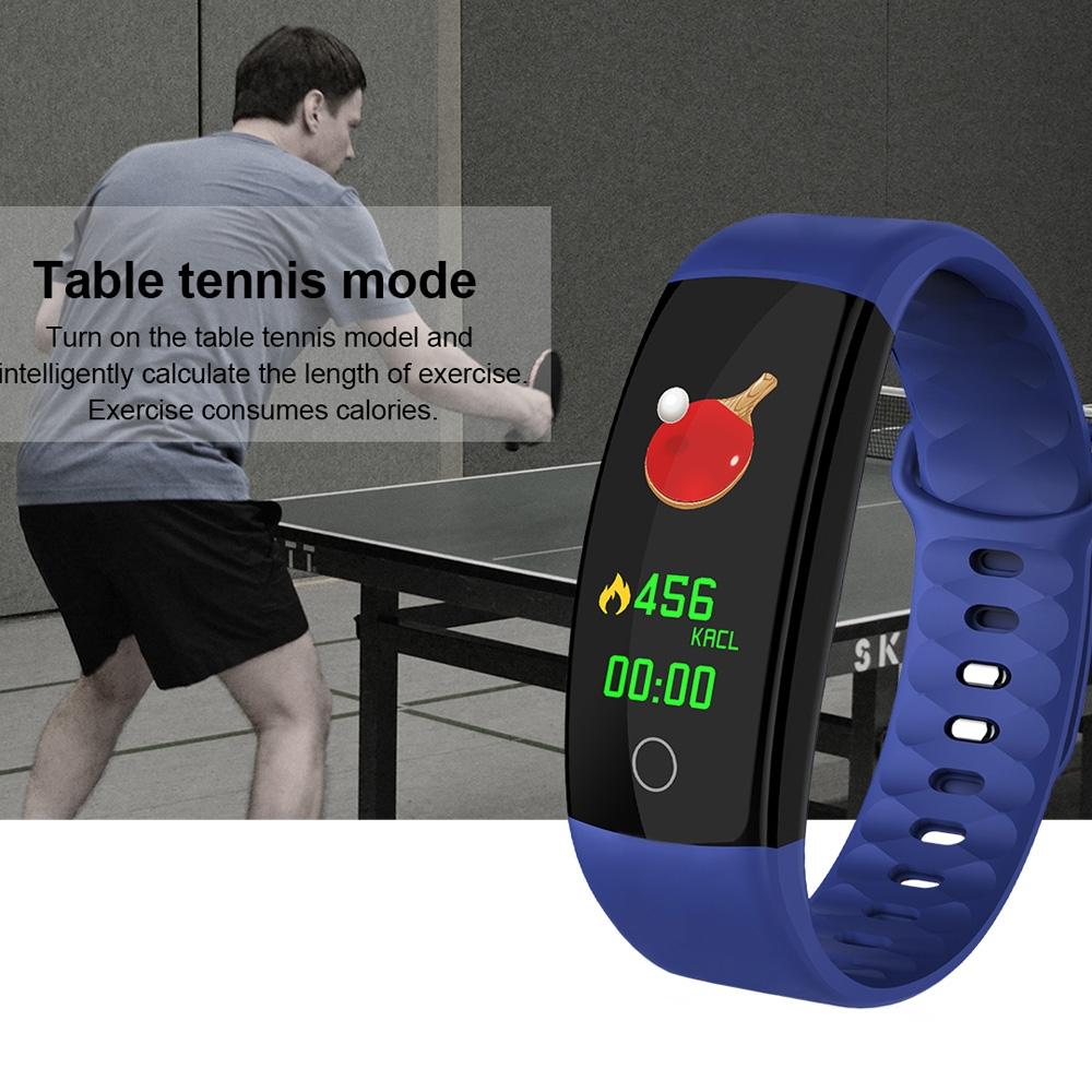 Waterproof Tft Smart Bracelet With Call / Heart / Sleep / Bp Monitoring And Sedentary Reminder - Coffee 12