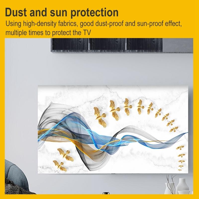 55 Inch Tv Dust-proof Cover for Household - Protects from Dust - Fish 4