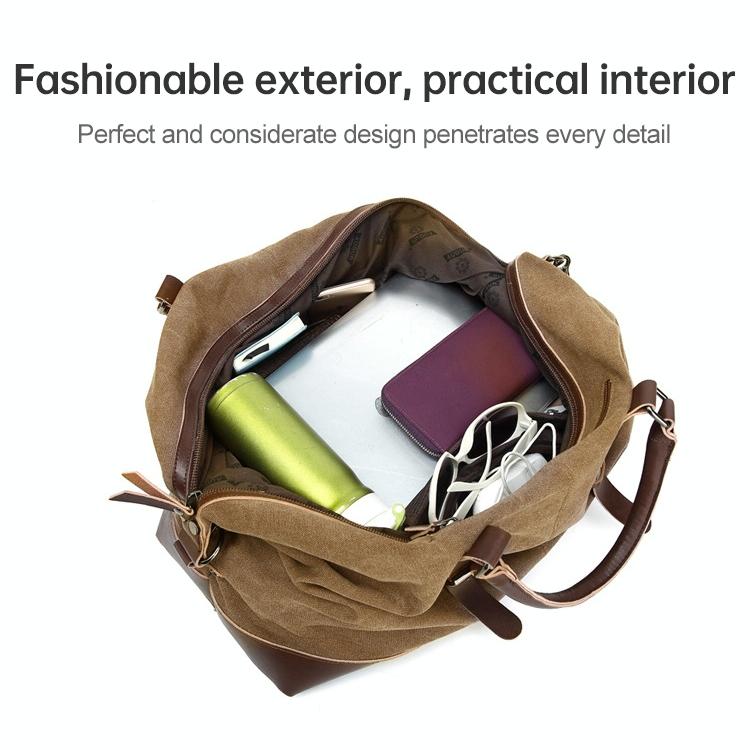 Army Green Canvas Travel Handbag - Portable and Casual - Ccb2236C 6