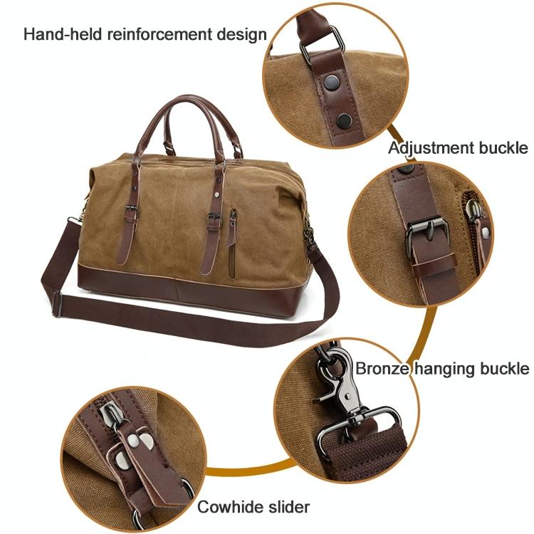 Army Green Canvas Travel Handbag - Portable and Casual - Ccb2236C 7