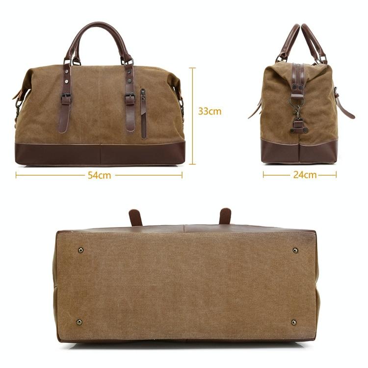 Army Green Canvas Travel Handbag - Portable and Casual - Ccb2236C 12