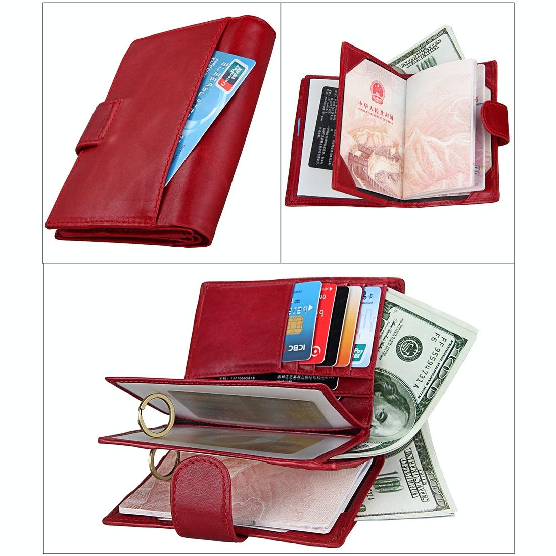Men Rfid Leather Passport Wallet - Compact & Secure - Coffee 12