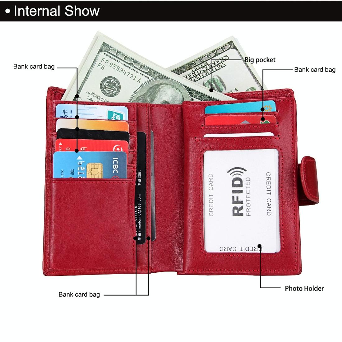 Men Rfid Leather Passport Wallet - Compact & Secure - Coffee 13