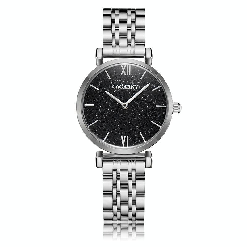 Waterproof Silver Steel Quartz Watch - Fashion Life - Wa0329C 10