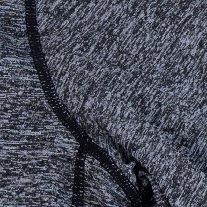 Men's Black Hooded Zipper Coat Size L - L 5