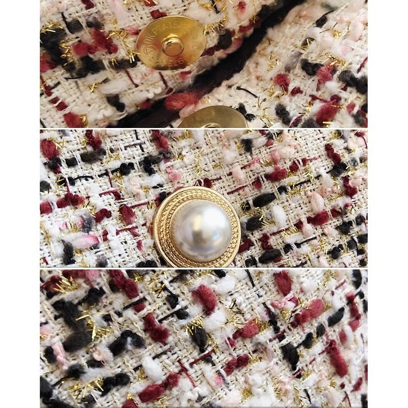 Black Woolen Knit Bucket Bag For Women - Yellow Onesize 14