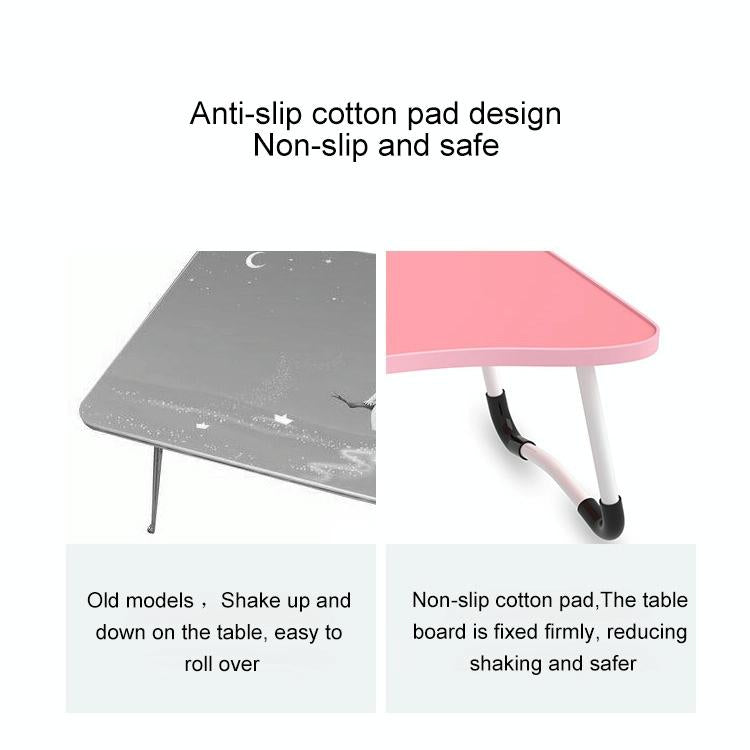 Adjustable Folding Laptop Desk with Non-slip Legs and Card Slot - With Card Slot 5