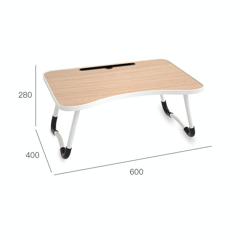 Adjustable Folding Laptop Desk with Non-slip Legs and Card Slot - With Card Slot 7