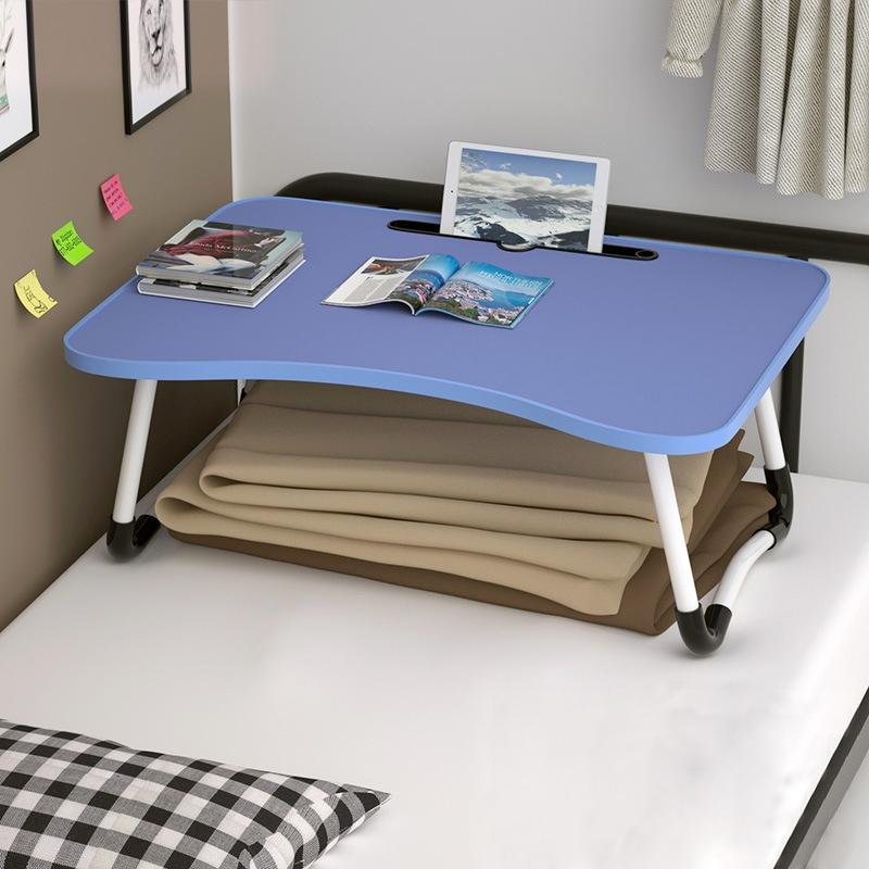 Adjustable Folding Laptop Desk with Non-slip Legs and Card Slot - With Card Slot 11