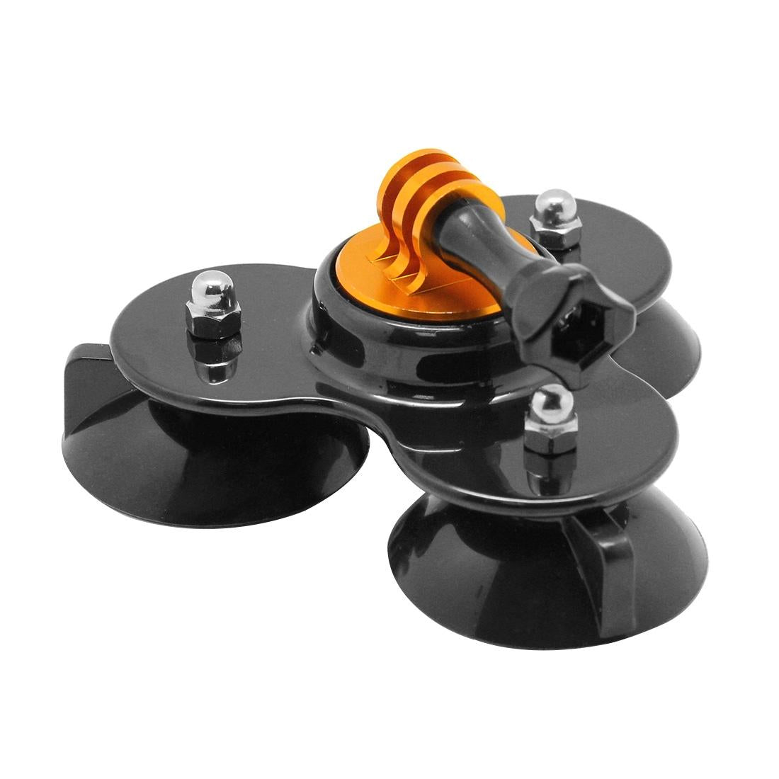 Universal Suction Cup Mount for Action Cameras with Tripod and Handle - Dark Blue 3