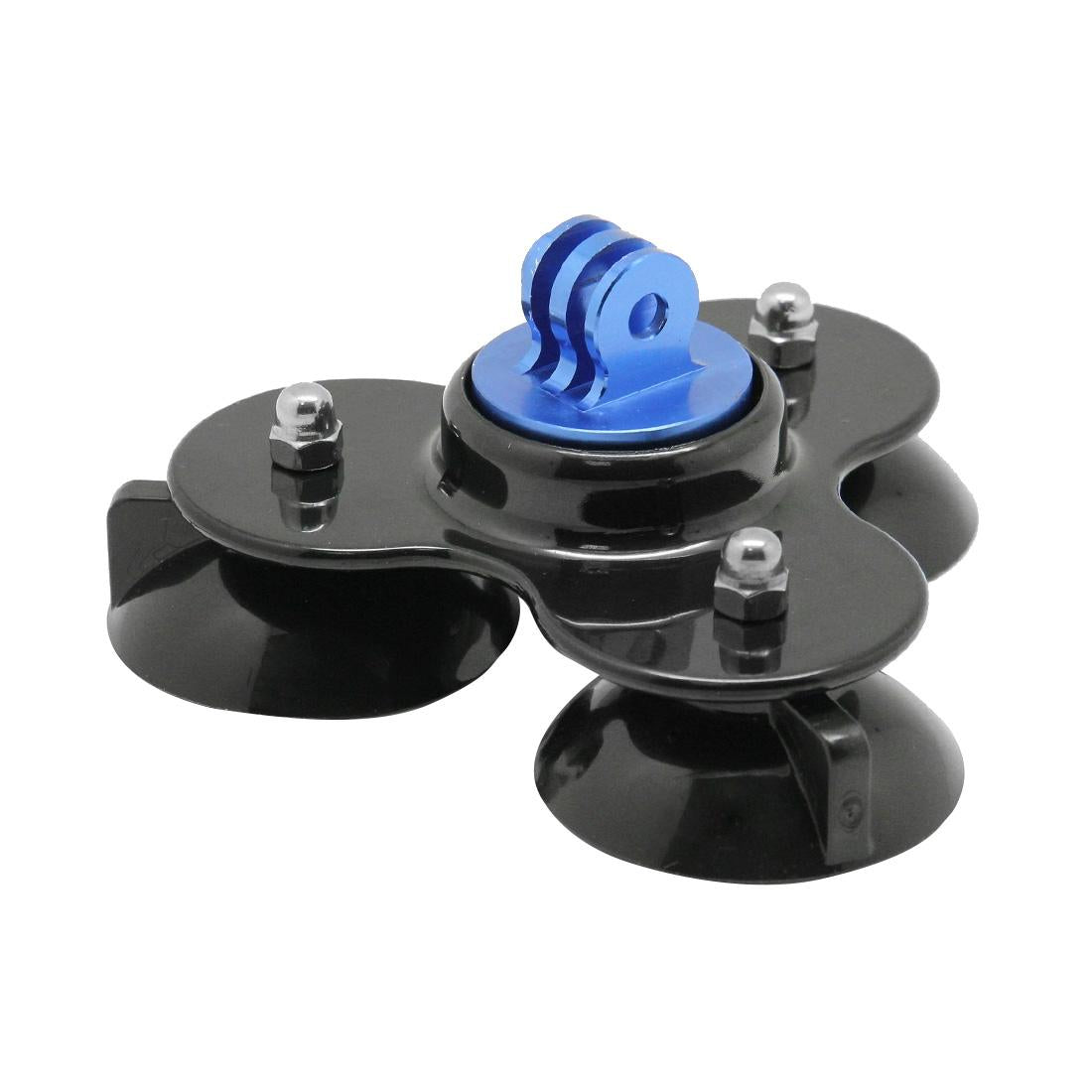 Universal Suction Cup Mount for Action Cameras with Tripod and Handle - Dark Blue 10