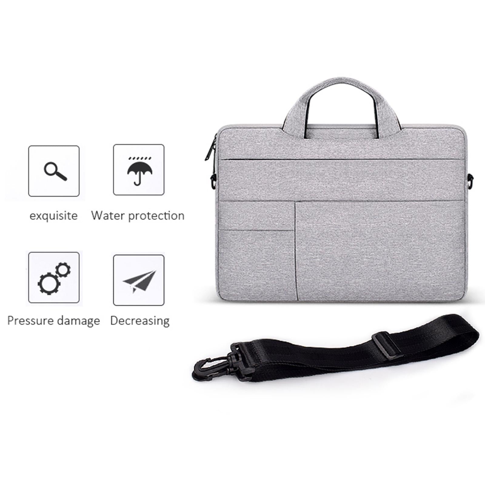 13.3 Inch Portable Laptop Shoulder Bag - Oxford Cloth & Nylon - Deep Space Gray 5