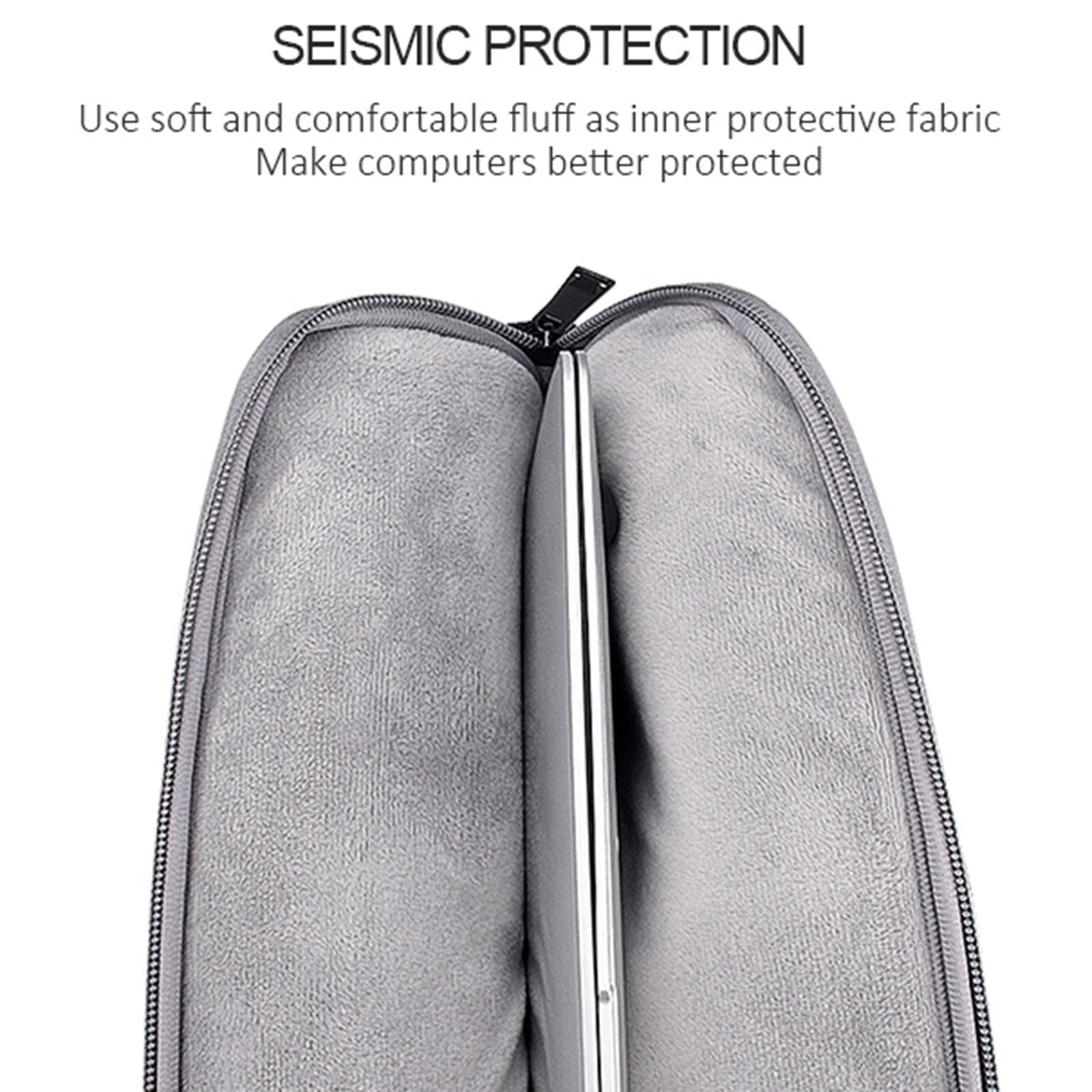 13.3 Inch Portable Laptop Shoulder Bag - Oxford Cloth & Nylon - Deep Space Gray 7