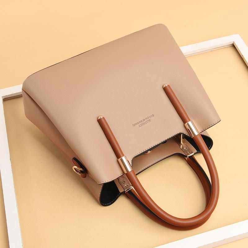 Stylish Bean Sand Tote Bag High Capacity - Bean Sand 8