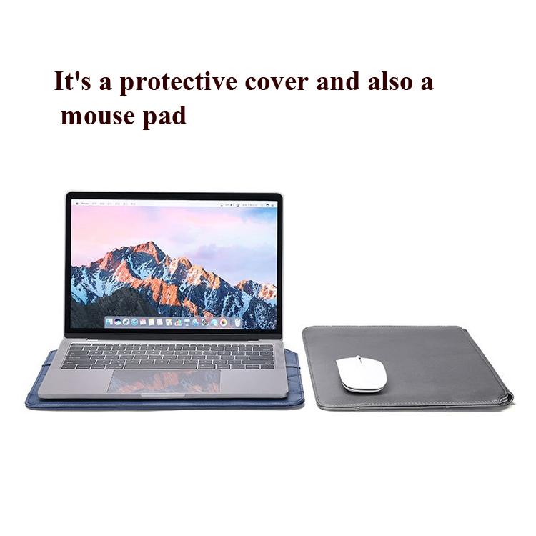11-12 Inch Thin & Light Microfiber Leather Notebook Liner Bag for Computers - Brown 8