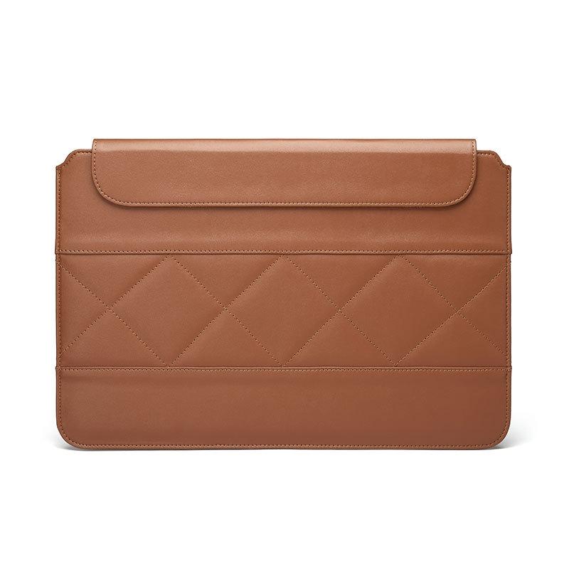 11-12 Inch Thin & Light Microfiber Leather Notebook Liner Bag for Computers - Brown 9
