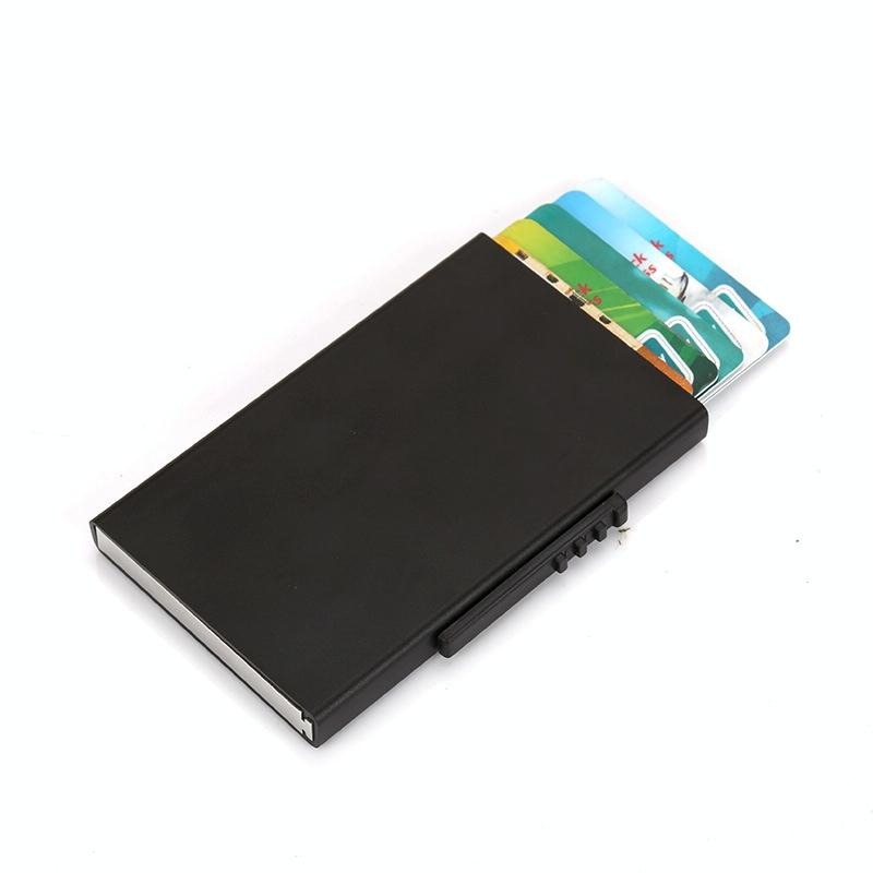 Aluminum Rfid Blocking Credit Card Holder - Golden 4