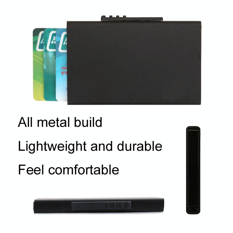 Aluminum Rfid Blocking Credit Card Holder - Golden 6
