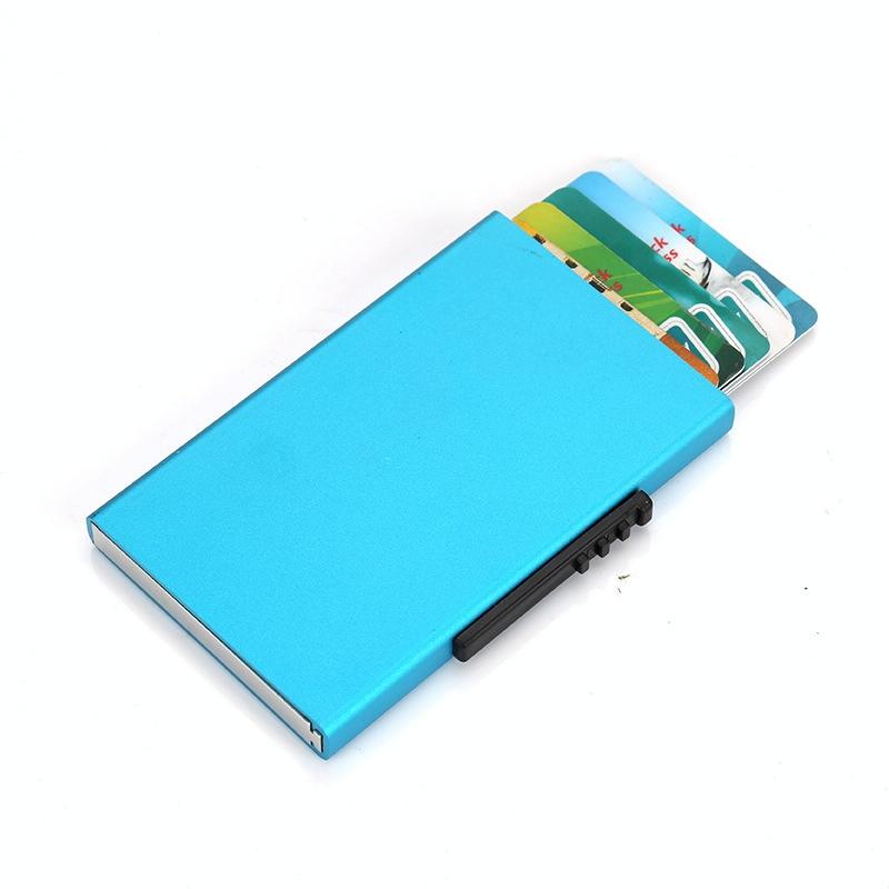 Aluminum Rfid Blocking Credit Card Holder - Golden 14