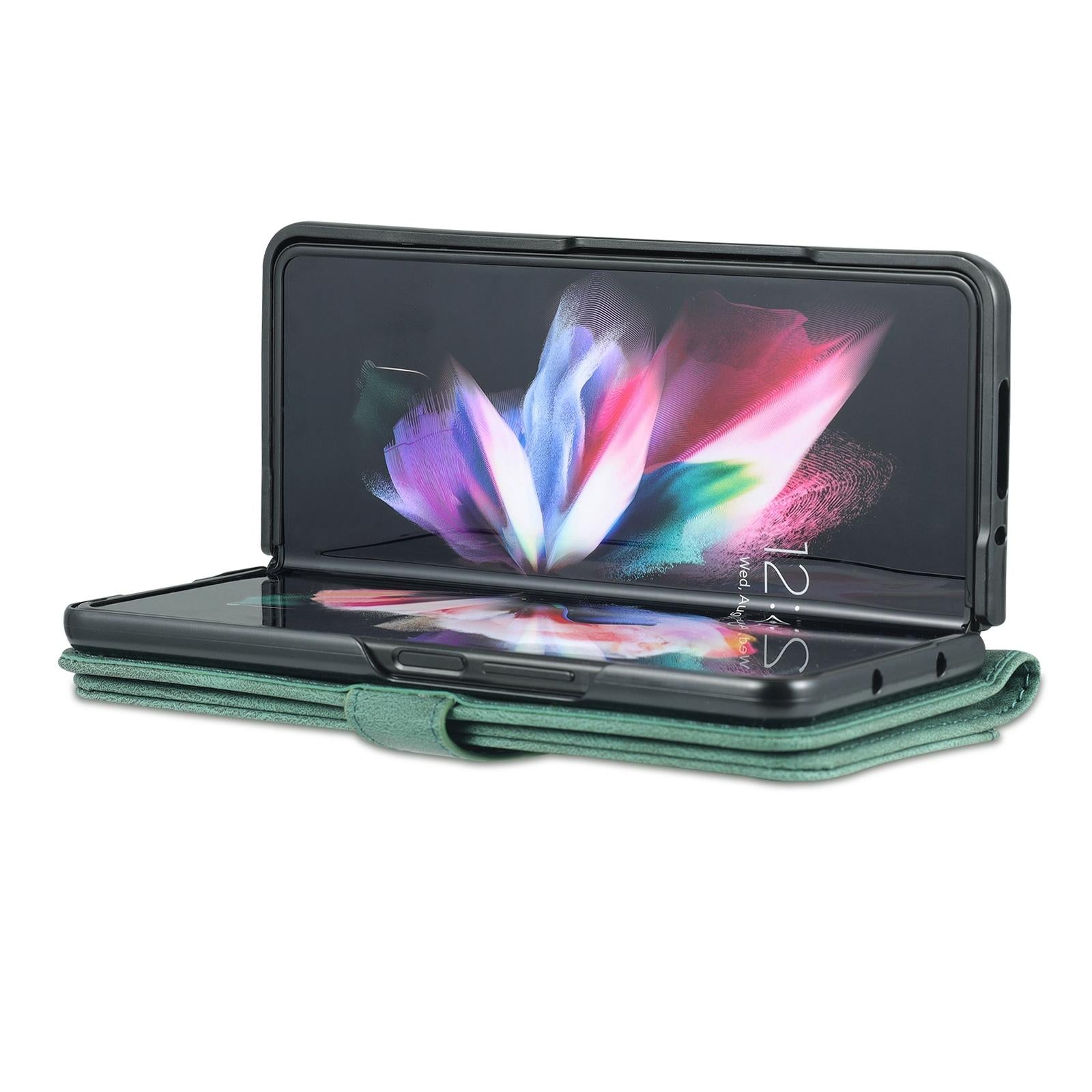 For Samsung Galaxy Z Fold4 5G Horizontal Flip Tpu Phone Case - Green 6