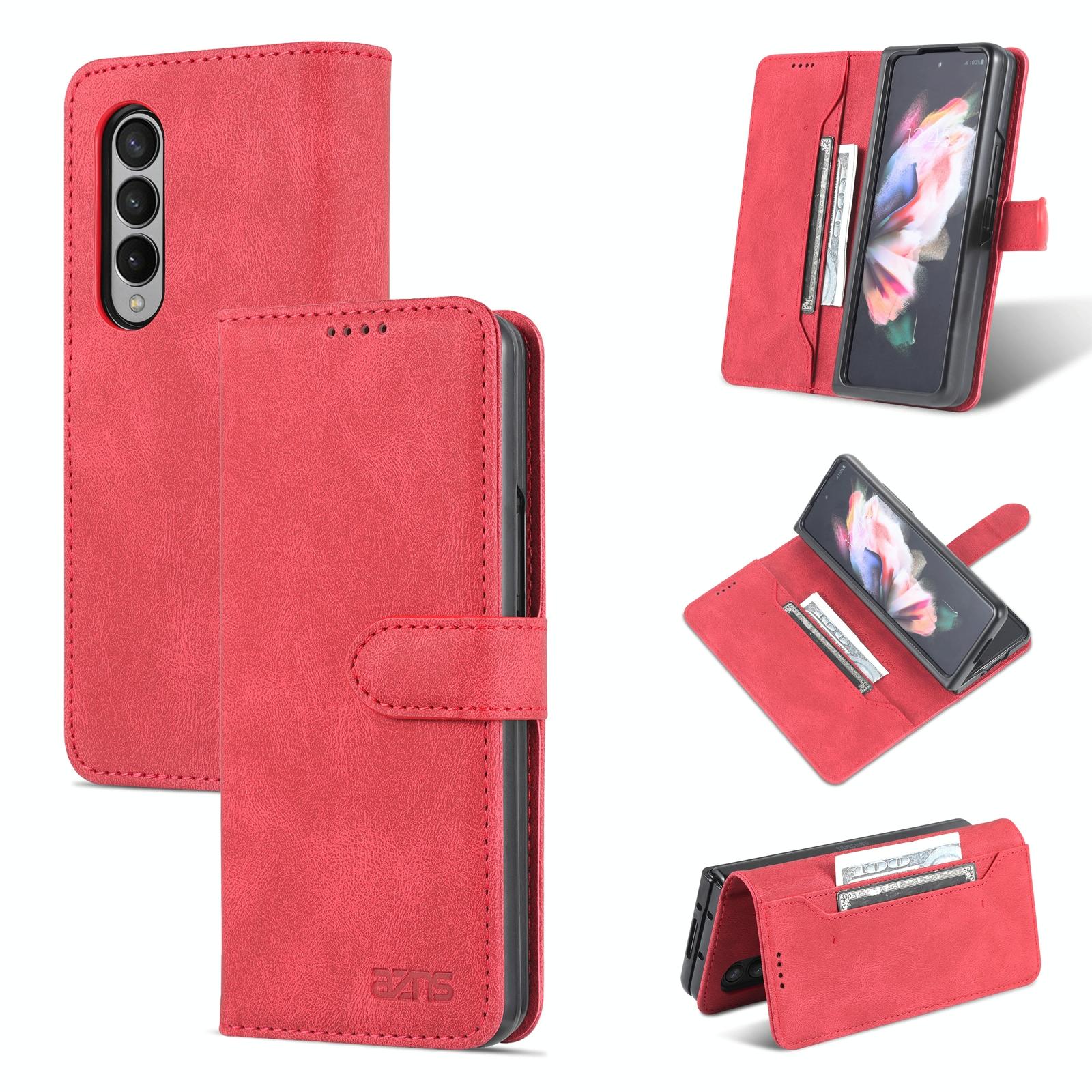 For Samsung Galaxy Z Fold4 5G Horizontal Flip Tpu Phone Case - Green 8