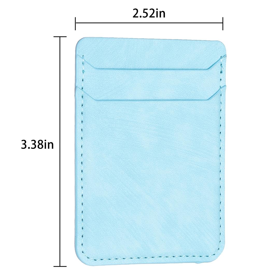 Frosted Card Bag Sticker For Mobile Phones - Blue 3