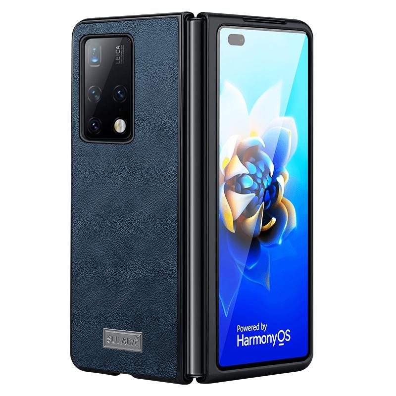 For Samsung Galaxy Z Fold4 5G Samsung Fold 4 Shockproof Tpu Leather Case - Black 3