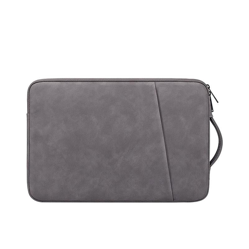 13.3 Inch Sheepskin Notebook Inner Bag - Natural - Elegant Gray 13