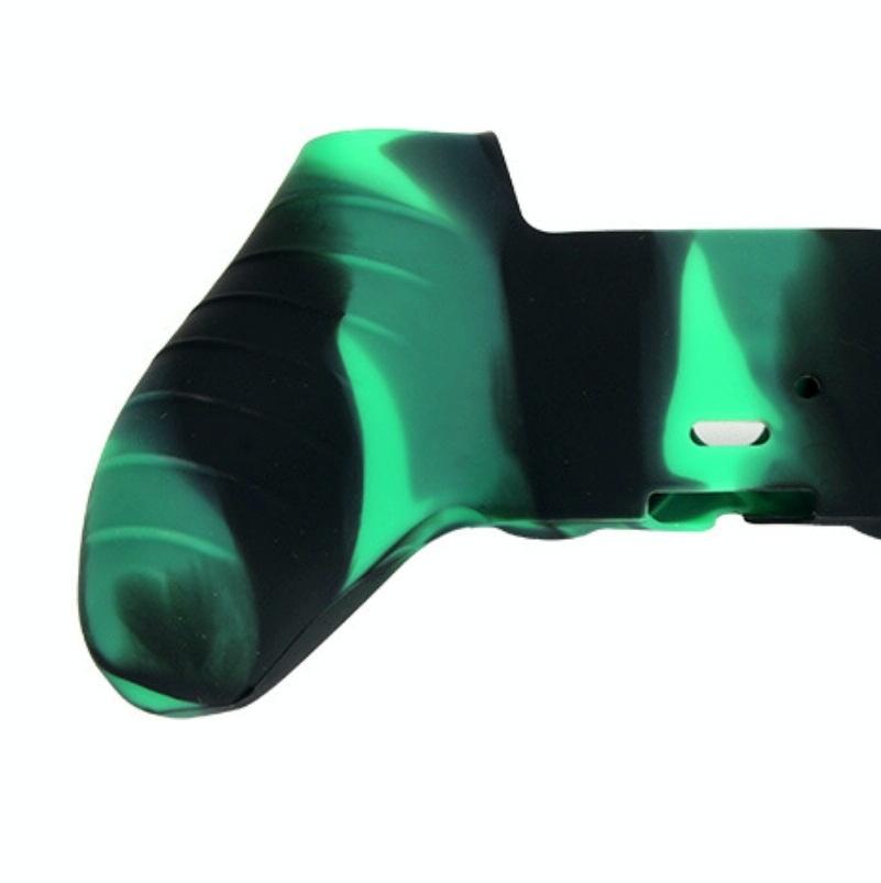 2-pack Non-slip Silicone Handle Covers for Ps5 Controllers - Black White Blue 4