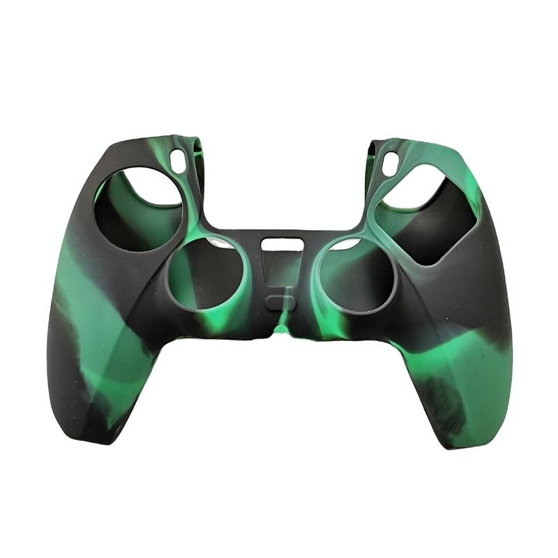 2-pack Non-slip Silicone Handle Covers for Ps5 Controllers - Black White Blue 13