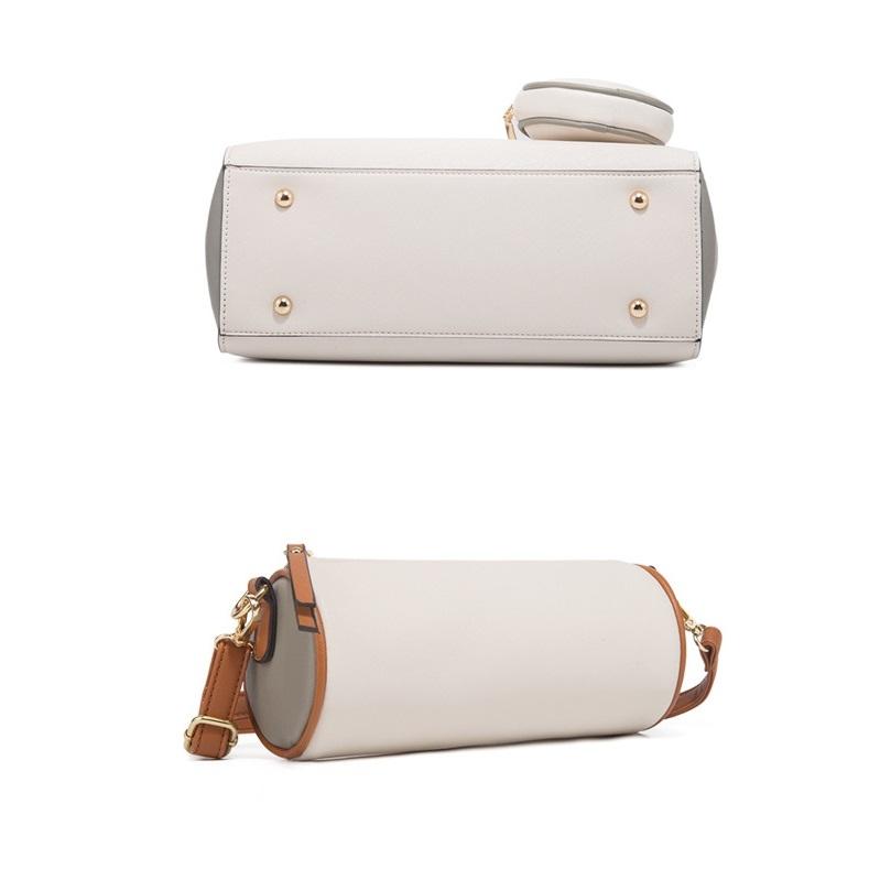 Large Capacity 3-in-1 Fashion Handbag for Women - Coffee 6