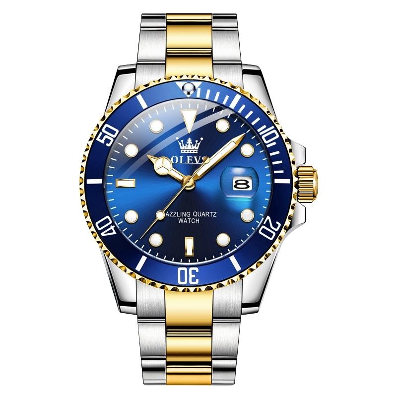 Waterproof Luminous Quartz Watch for Men - Black - Eda00268001D