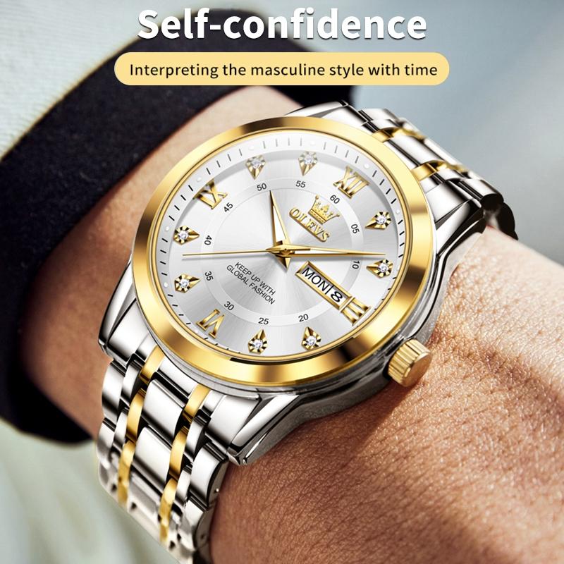 Waterproof Luminous Quartz Watch for Men - Business Style - White 5