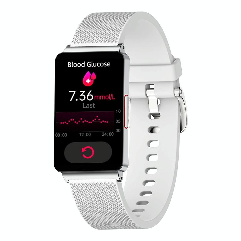 Smart Health Monitoring Watch With Colour Screen - Silver 11