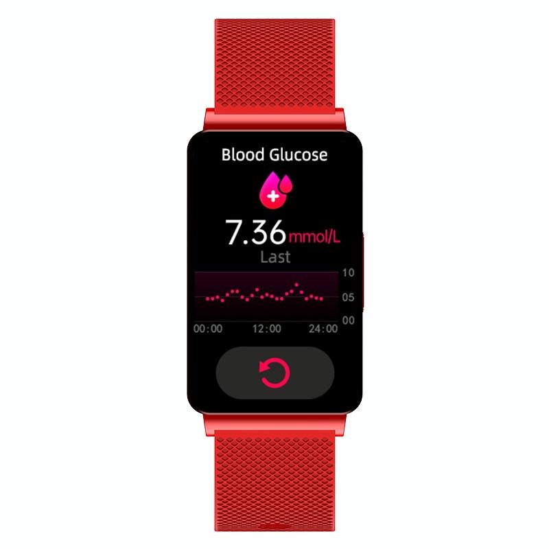 Smart Health Monitoring Watch With Colour Screen - Silver 13