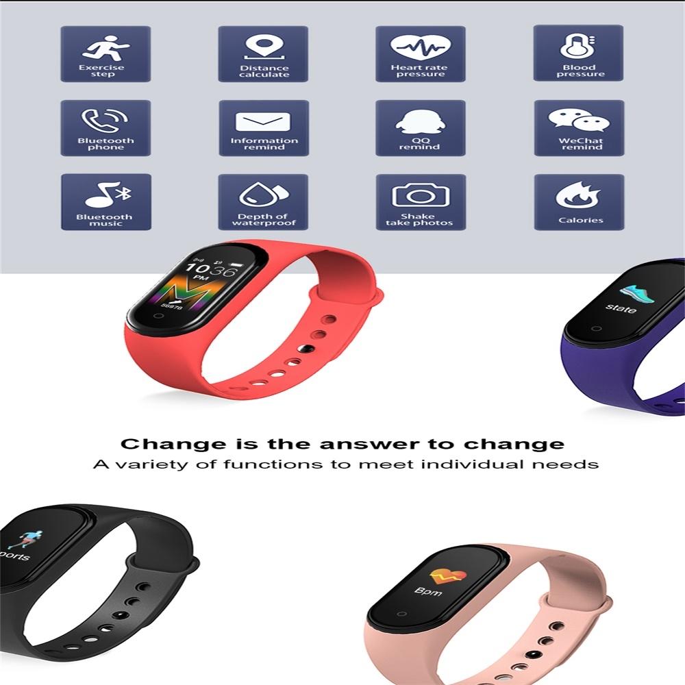 Waterproof Bluetooth Smart Watch With Hr / Bp Monitoring And Colour Screen - Pink 15