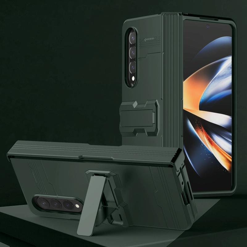 For Samsung Galaxy Z Fold4 5G Anti-Fall King Kong Phone Case - Silver 12