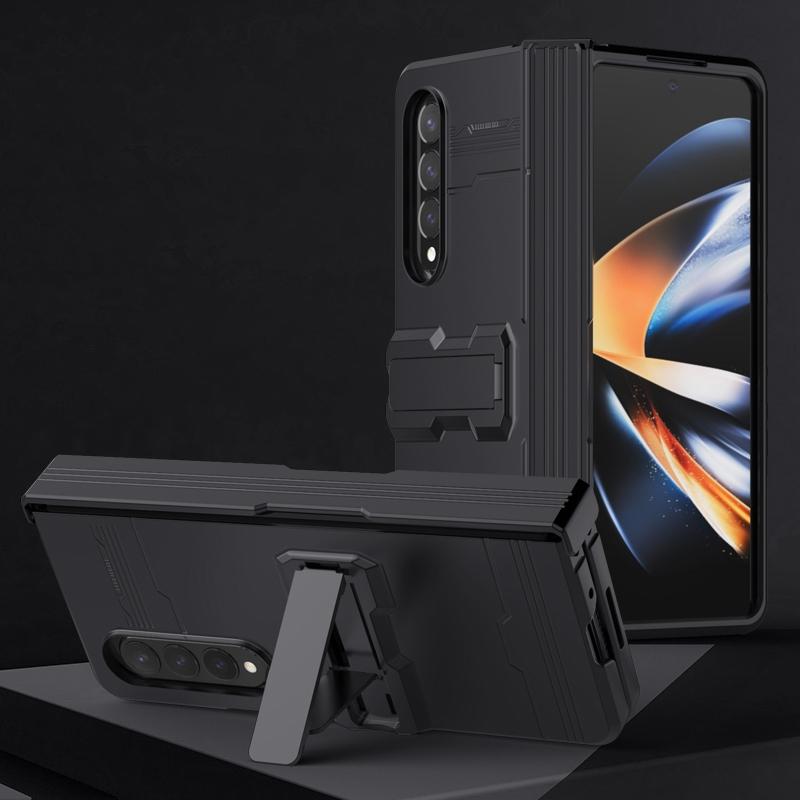 For Samsung Galaxy Z Fold4 5G Anti-Fall King Kong Phone Case - Silver 13
