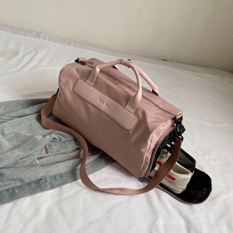 Large Sports Bag with Separate Shoe Compartment - Khaki 6