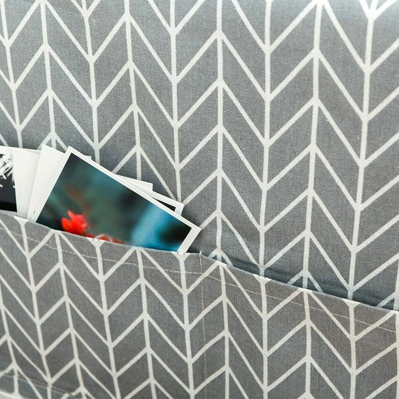 Kitchen Refrigerator and Washing Machine Dustproof Cover - 55x130cm - Gray Arrow 4