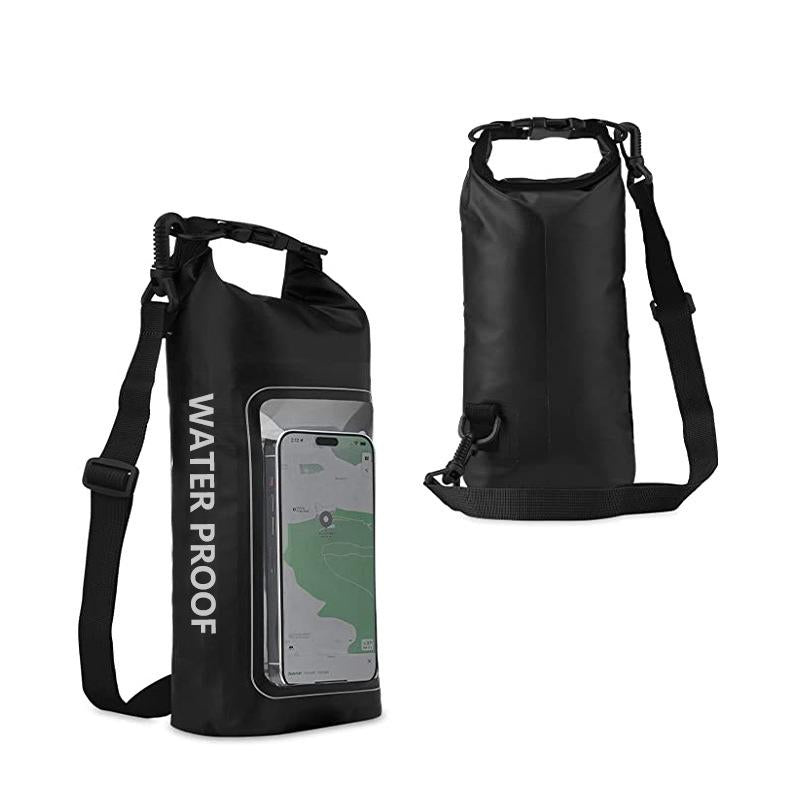 2 In 1 Waterproof Crossbody Phone Bag For Outdoor Cycling Swimming 2L Capacity - Green - 2L 14