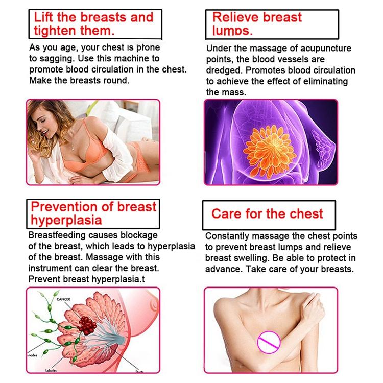 Portable Electric Massage Chest With Charging - D Cup 10