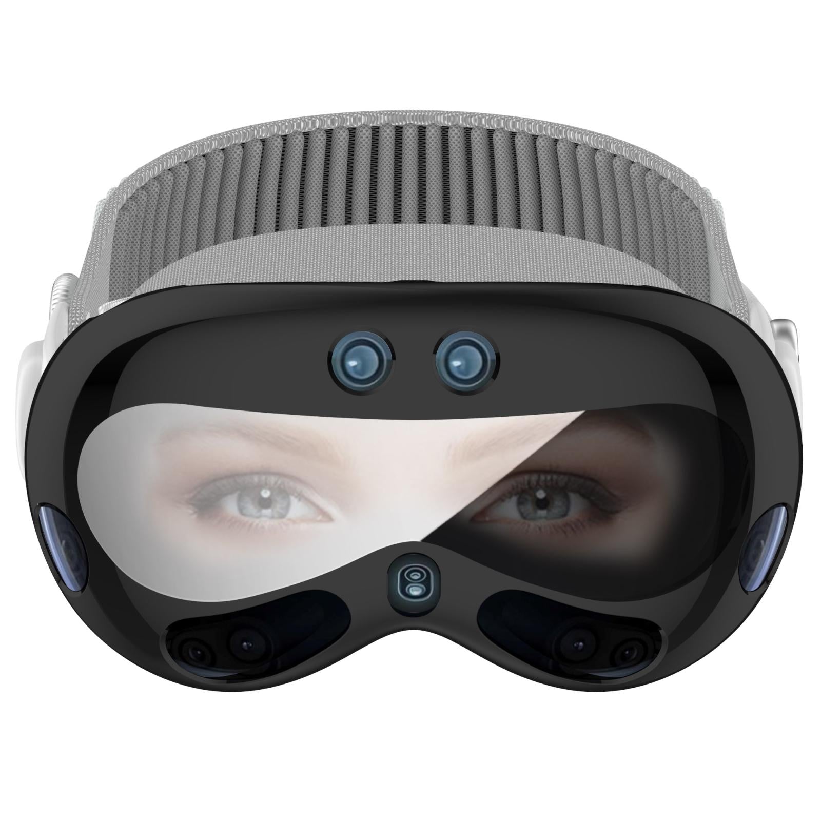 Vr Case for Apple Vision Pro - Electroplated Tpu - Sliver 5